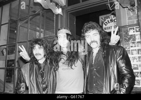 Musik - schließt sich Gillan Black Sabbath - 1983 Stockfoto