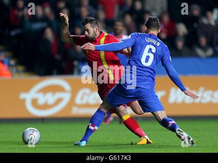 Fußball - 2014 World Cup Qualifier - Gruppe A - Wales V Kroatien - Liberty Stadium Stockfoto