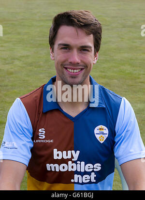 Cricket - Derbyshire CCC 2013 Photocall - County Ground. Billy Godleman, Derbyshire Stockfoto