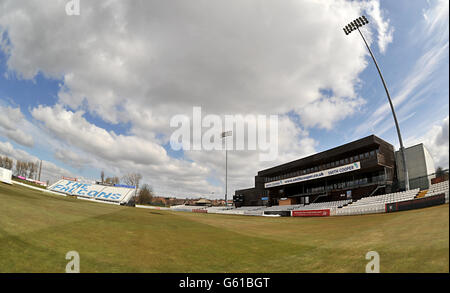 Cricket - Derbyshire CCC 2013 Photocall - County Ground. Eine allgemeine Ansicht des County Ground, Derbyshire Stockfoto