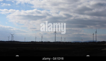 Irische Windpark Stockfoto