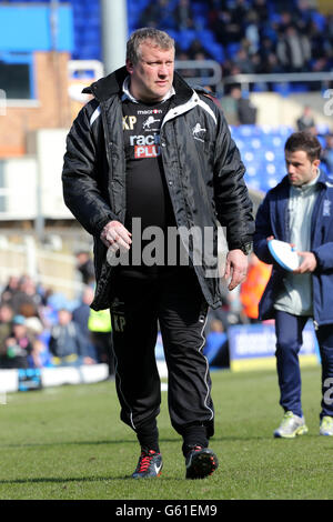 Fußball - npower Football League Championship - Birmingham City / Millwall - St Andrews. Kevin Pressman, Torwarttrainer von Millwall Stockfoto