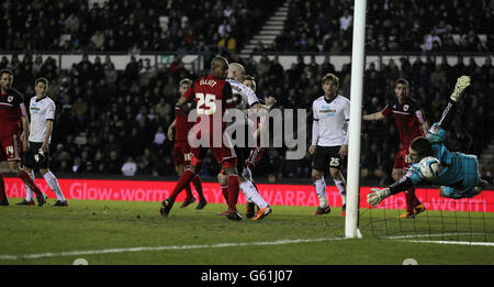 Fußball - Npower Football League Championship - Derby County gegen Bristol City - Pride Park Stockfoto