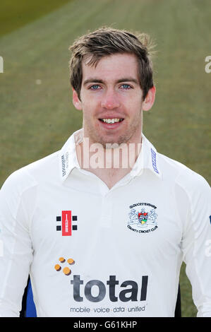 Graeme McCarter vom Gloucestershire County Cricket Club während des Fotoanrufs am County Ground, Bristol. DRÜCKEN Sie VERBANDSFOTO. Bilddatum: Freitag, 5. April 2013. Bildnachweis sollte lauten: Tim Ireland/PA Wire. Stockfoto