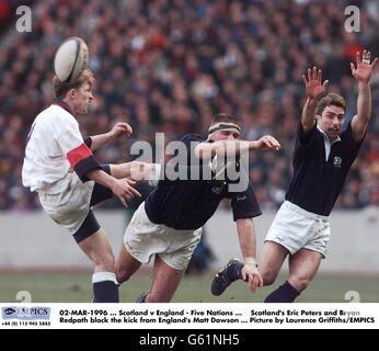 Rugby-UNION - Five Nations Championships - Schottland V England Stockfoto