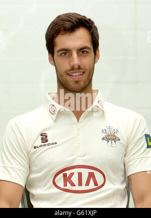 Cricket - Surrey CCC Photocall - Kia Oval. Tom Jewell, Surrey Stockfoto