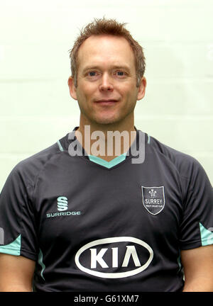 Cricket - Surrey CCC Photocall - Kia Oval. Stuart Barnes, Bowlingtrainer von Surrey Stockfoto