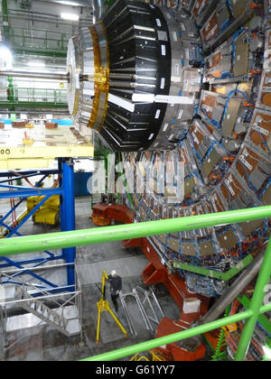 Dunkle Materie die Neuausrichtung am LHC Stockfoto