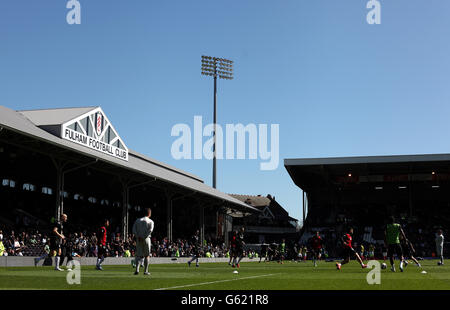 Fußball - Barclays Premier League - Fulham V Arsenal - Craven Cottage Stockfoto