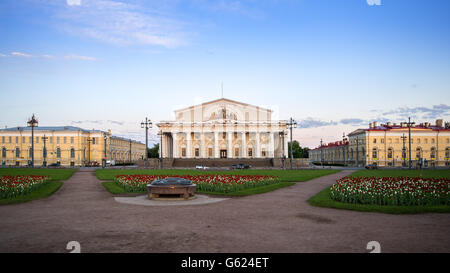 Alte Sankt Petersburg Börse, St. Petersburg, Russland Stockfoto