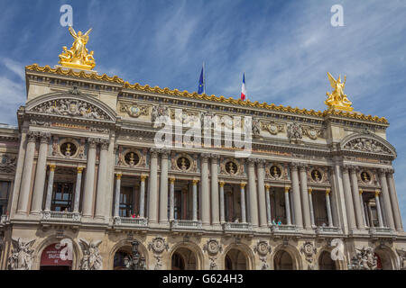 Fassade des Paris Opera Stockfoto