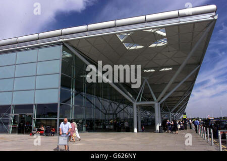 Flughafen London-Stansted Stockfoto