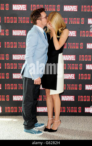 "Iron Man 3" Photocall - London Stockfoto