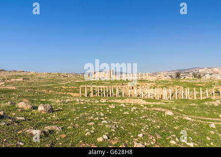 Ruinen von Jerash Jordan Stockfoto