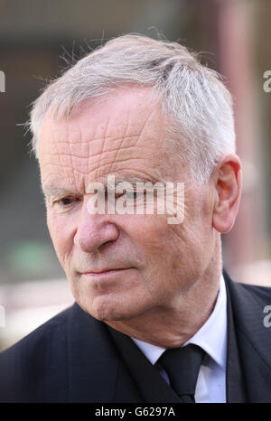 Baroness Thatcher Beerdigung Stockfoto