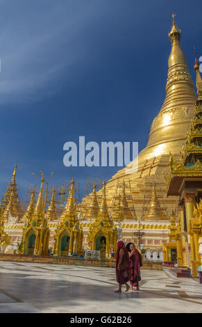 Shwe Dagon Pagode in Yangon, Myanmar Stockfoto