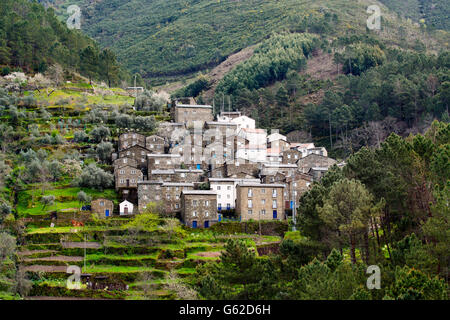 Das Dorf Piodao in der Serra de Acor Berge, Portugal Stockfoto