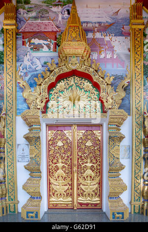 Wat Phra That Doi Kham (Tempel des Goldenen Berg), ein buddhistischer Tempel in Chiang Mai, Thailand Stockfoto