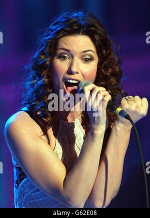 Fame Academy Shania Twain Stockfoto