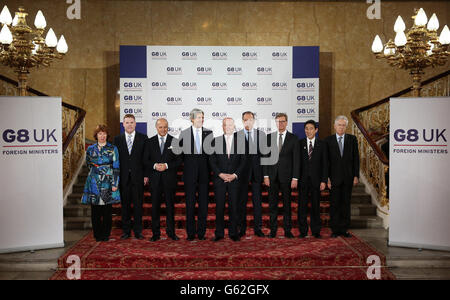 Treffen der G8-Außenminister Stockfoto