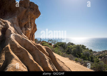 Pfad zur Razor Point - Torrey Pines State Park, San Diego, CA Stockfoto