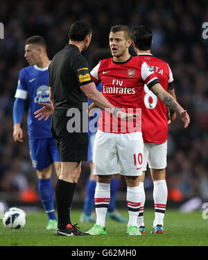 Fußball - Barclays Premier League - Arsenal V Everton - Emirates Stadium Stockfoto