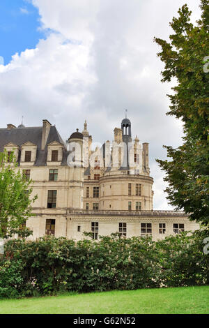 Prächtige Schloss Chambord, ein Schloss im Loire-Tal, Frankreich. Stockfoto