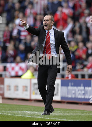 Fußball - Barclays Premier League - Sunderland gegen Everton - Stadium of Light. Sunderlands Manager Paolo Di Canio Stockfoto