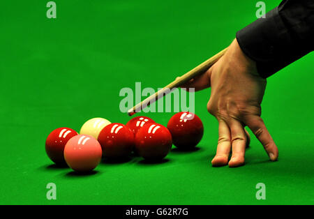 Snooker - WM Betfair - Tag 5 - der Tiegel Stockfoto