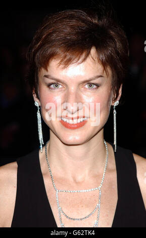 Newsreader Fiona Bruce bei den National Television Awards in der Royal Albert Hall in London. Stockfoto