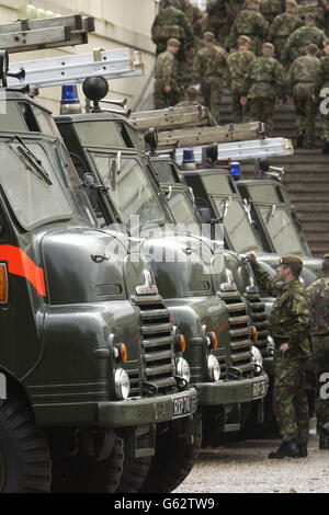 Green Goddess Feuer Streik Stockfoto