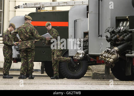 Grüne Göttin Feuer Streik Stockfoto