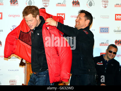 Prinz Harry besucht Walking mit The Wounded Start Stockfoto