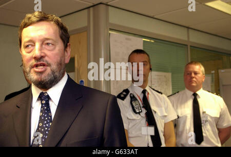 David Blunkett - Arbeitskonferenz Stockfoto