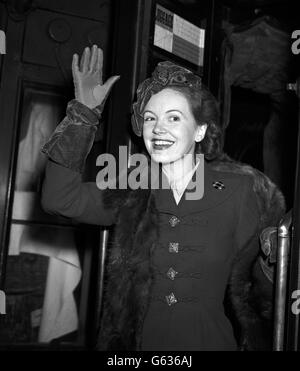 Capri gebunden - Phyllis Calvert - London Stockfoto