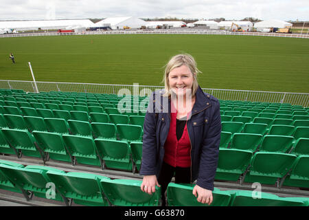 Labyrinth-Gefängnis-Reste für Showground verwendet Stockfoto