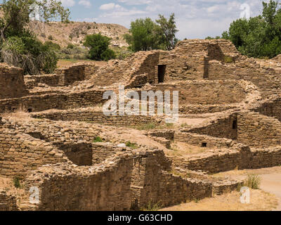 Aztekische Ruinen Nationaldenkmal, Aztec, New Mexico Stockfoto