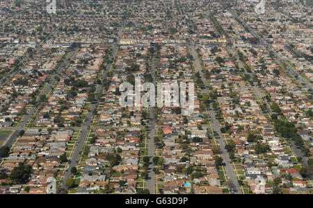 Gesamtansicht von Inglewood, Los Angeles, Kalifornien, USA Stockfoto