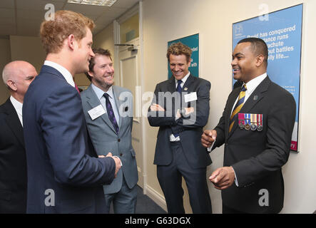 Prinz Harry besucht Nottingham Stockfoto