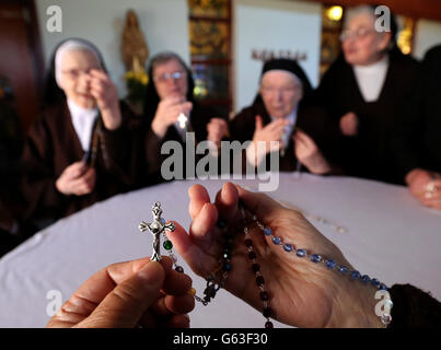 Mission Angelegenheiten Schottland Kampagne der Pilgernden Gottesmutter Perle Stockfoto