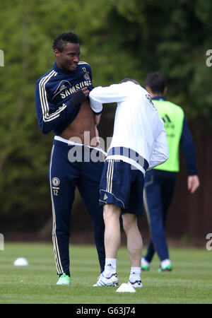 Fußball - UEFA Europa League Finale - Chelsea V Benfica - Chelsea Media Day - Chelsea FC Trainingsgelände Stockfoto