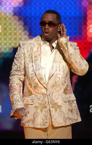 P Diddy - MTV Europe Awards Stockfoto