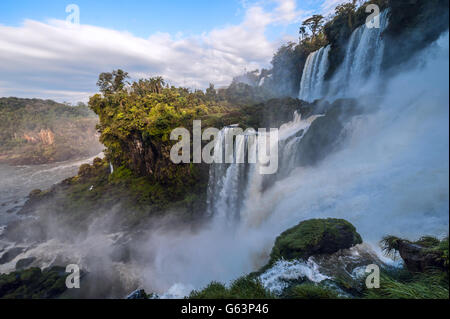 Iguacu Falls von der Argentinien-Seite Stockfoto