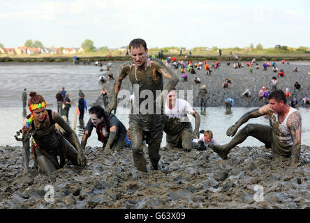 Maldon Mud Race Stockfoto