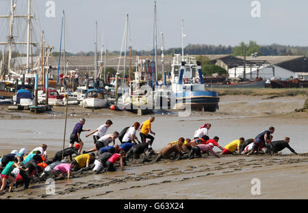 Maldon Mud Race Stockfoto