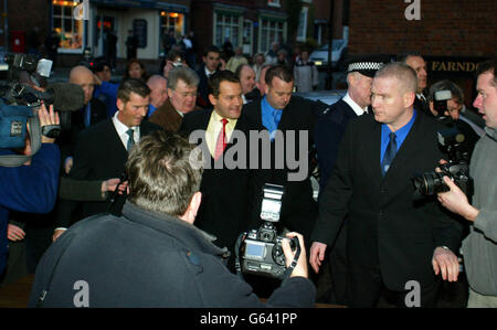 Paul Burrell kehrt Heim Stockfoto