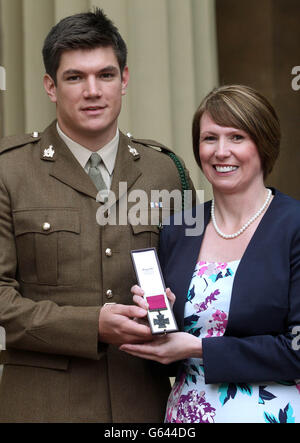 Investitur am Buckingham Palace Stockfoto