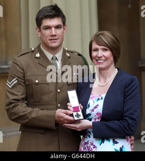 Investitur am Buckingham Palace Stockfoto