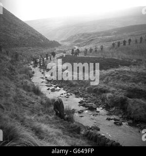 Britische Verbrechen - Mord - die Mauren Mörder - Woodhead - 1965 Stockfoto