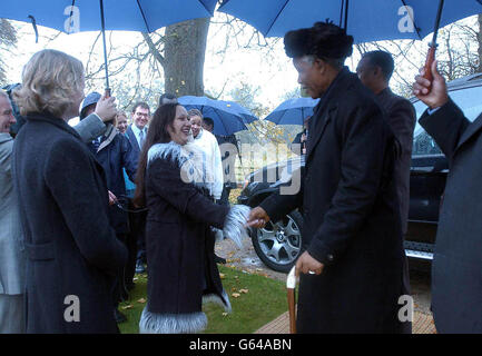 Nelson Mandela - Diana das Grab Stockfoto